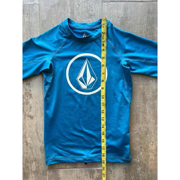 VOLCOM Kids Lido Short Sleeve Rashguard Toddler Blue Surf Anti UV 50+ UPF S NEW - Picture 4 of 6